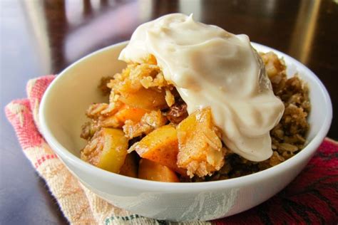 Oatmeal Apple Crisp Recipe With A Cookie Vibe Dairy Free More