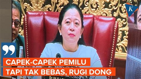 Pidato Rapat Paripurna Puan Capek Capek Nyoblos Tapi Tak Ikut Kata