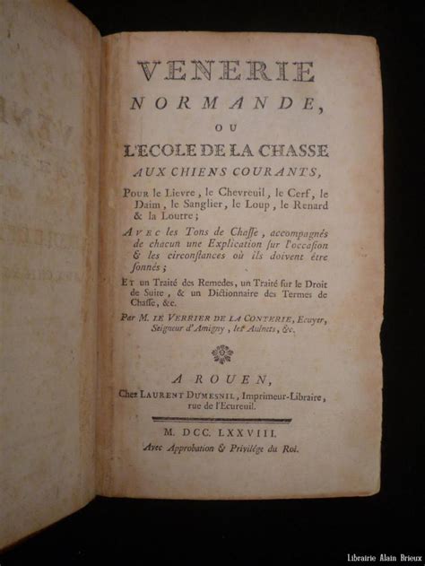 V Nerie Normande Ou L Cole De La Chasse Aux Chiens Courants Pour Le