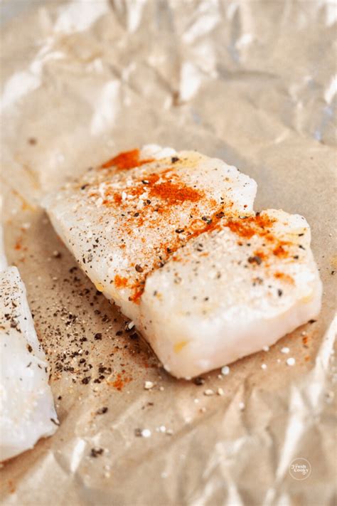 Easy Air Fryer Halibut Recipe With Lemon Butter Sauce • The Fresh Cooky