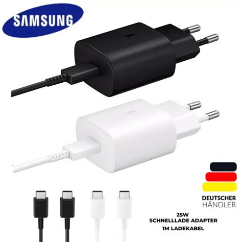 ORIGINAL SAMSUNG SCHNELLLADEGERÄT USB C Ladekabel Galaxy A52 S22 S23 Z