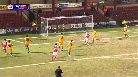 One Minute Highlights Crewe Alexandra V Yeovil Town Youtube