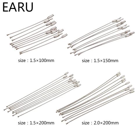 10 Adet EDC Anahtarl K Etiketi Halat Paslanmaz Elik Tel Kablo D Ng Vida