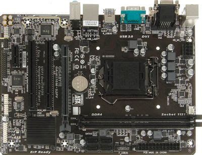 Обзор товара материнская плата GIGABYTE GA-H110M-S2PV, LGA 1151, Intel ...