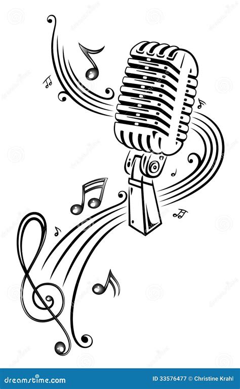 Music Microphone Royalty Free Stock Photography Image 33576477