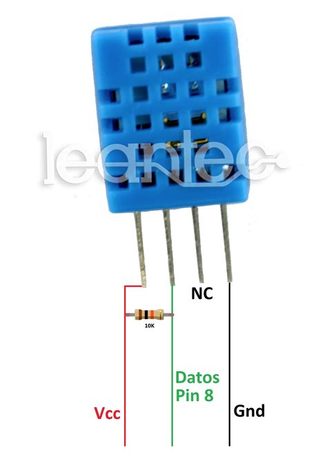 Sensor Temperatura Y Humedad Dht11 Robótica Fácil Con Arduino