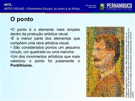 Arte Artes Visuais Elementos Visuais As Cores E As Linhas O Ponto