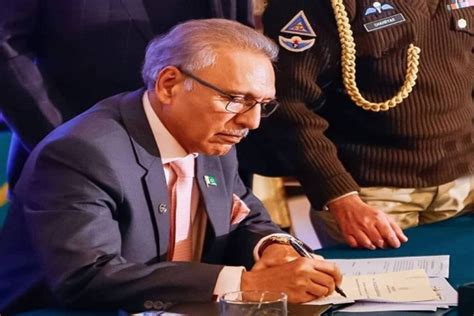 Army Act Amendment Bill 2023 Sent To President Alvi For Ratification