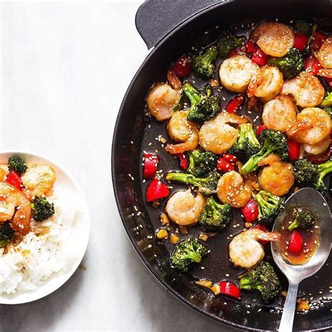 Teriyaki Shrimp And Broccoli Stir Fry Recipe Eatwell