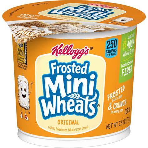 Kelloggs® Frosted Mini Wheats® Cereal In A Cup Snacks Kellanova