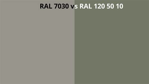 Ral 7030 Vs 120 50 10 Ral Colour Chart Uk