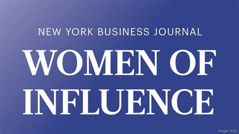 Women Of Influence 2022 For New York Business Journal New York Business Journal