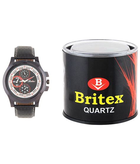 Britex Classic Black Analog Wrist Watch For Men Buy Britex Classic