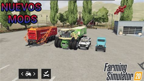 Nuevos Mods Para Farming Simulator 20 Youtube