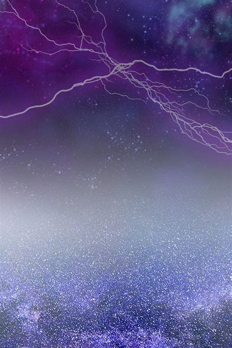 Purple Starry Sky Wallpaper