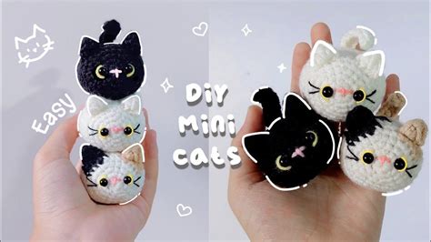 Crochet Mini Cat Loaf Tutorial Simple And Cute ♡ Youtube Crochet Cat Pattern Crochet