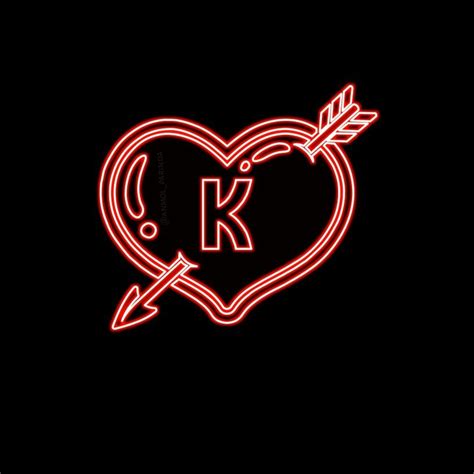 K Heart Aesthetic Letters