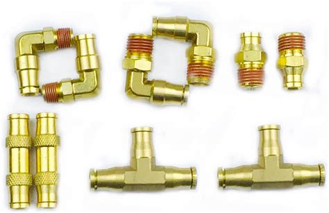 Amazon TL TOOLEGIN DOT Brass Push To Connect Fittings 1 4 Air