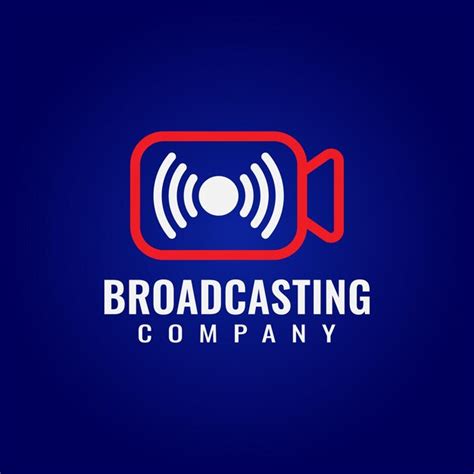 logo broadcasting design  vectors psds