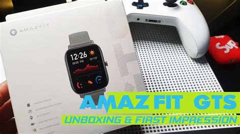 Amazfit Gts Unboxing First Impression Youtube