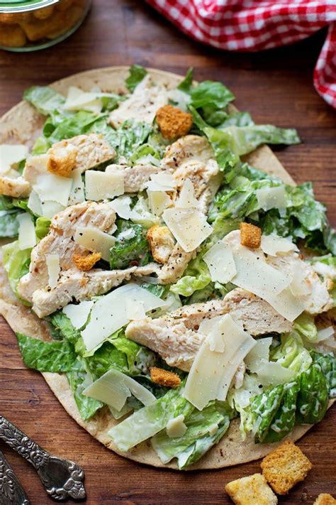 Flatout Flatbread Pizzas Recipe Chicken Ceasar Salad Flatbread Pizza How To Cook Quinoa