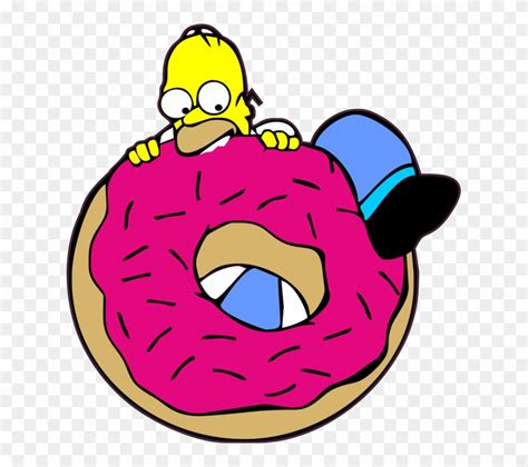 Download Simpsons Donut Png - Homer Et Son Donut Clipart (#3504734 ...