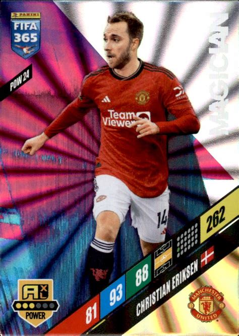 FIFA 365 2024 Karta PANINI POWER MAGICIAN Eriksen POW 24 MANCHESTER