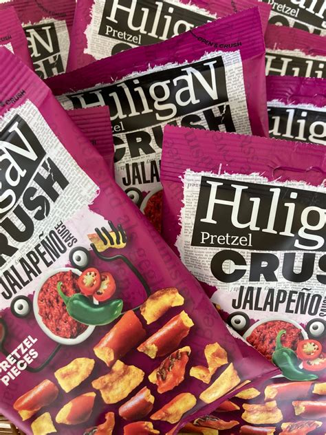 Huligan Pretzel Crush Jalapeno Sauce 18x65g – Snack Brands