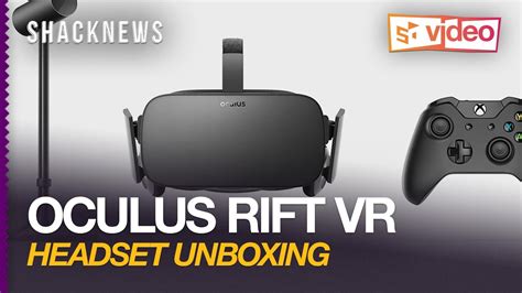 Oculus Rift Virtual Reality Headset Unboxing Youtube