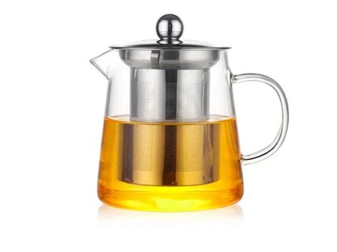 450ml 550ml 750ml 950ml Borosilicate Glass Tea Kettle