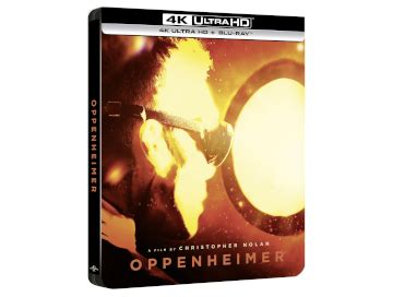 Oppenheimer im 4K Steelbook mit deutschem Sound für nur 25 07 Blu