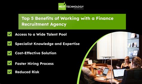 Top 5 Benefits Of Working With A Finance Recruitment Agency