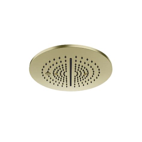 Gessi Minimali Cover For Multifunction System Brushed Brass Pvd