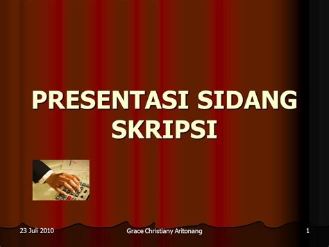 Contoh Power Point Skripsi Manajemen My Books