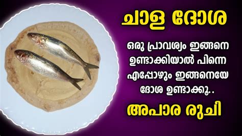 ചാള ദോശ ഒരു പ്രാവശ്യം കഴിച്ചാൽ പിന്നെ ഇങ്ങനെയേ ദോശ ഉണ്ടാക്കൂ Chala