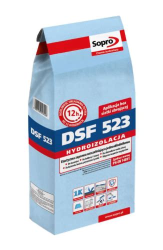 Elastyczna zaprawa uszczelniająca DSF 523 Sopro 4 kg kod