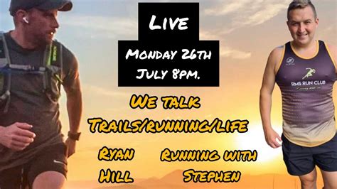 Live Chat With The Legendary Trail Runner 💪ryan Hill Ryanblade87