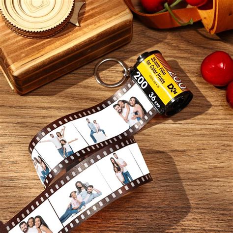 Personalized Film Roll Keychain Custom Photo Camera Keychain Etsy