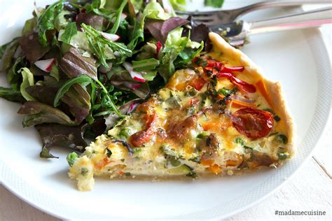 Gemüse Quiche Eine Ode An Den Sommer Madame Cuisine