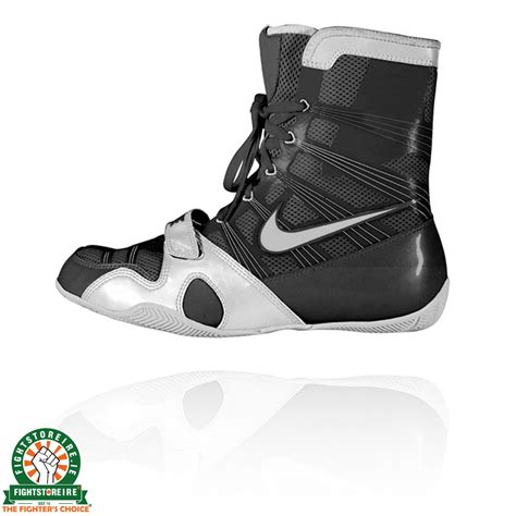 Nike Hyper KO Boxing Boots - Black/Silver | Fight Store IRELAND