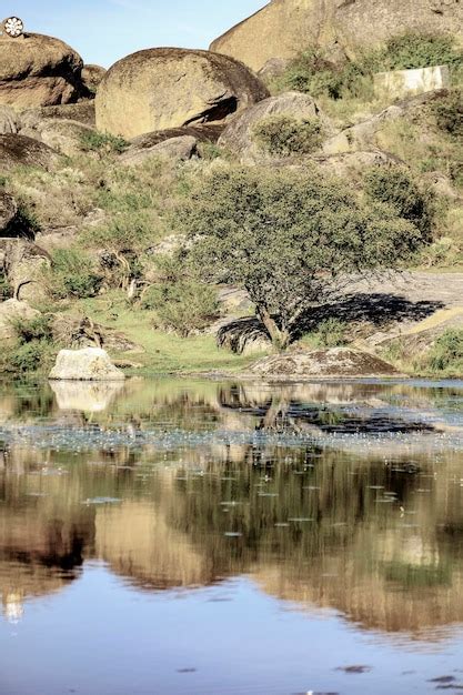 Premium Photo Los Barruecos Natural Monument In The Province Of