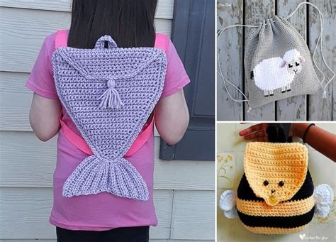 Crochet Granny Square Backpack Pattern Cute Boho Beach Bag Community Cove