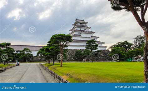 Aizu Wakamatsu Castle Aka Tsuruga Castle A Concrete Replica Of A