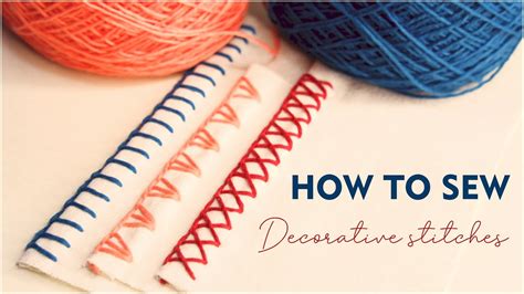 Decorative Hand Sewing Stitches