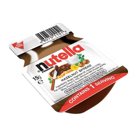 Nutella Portions 15g 120 Pack Ht349 Nisbets