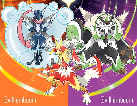 The Kalos Starters With Alola Form By Villi C On Deviantart