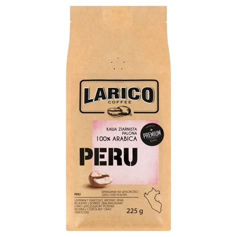 Larico Coffee Peru 100 Arabica Kawa Ziarnista Palona 225 G Zakupy