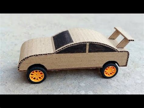 Dcmotor Diy How To Make Car From Cardboard With Dcmotor YouTube