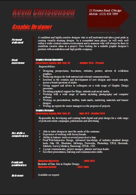 Graphic Designer Resume Examples 2023