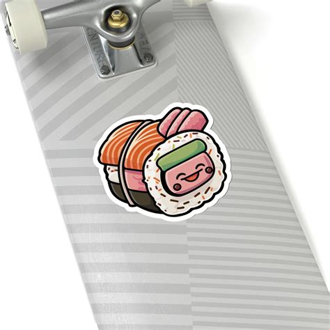 Cute Sushi Sticker Laptop Sticker Scrapbook Sticker Asian Food Sticker